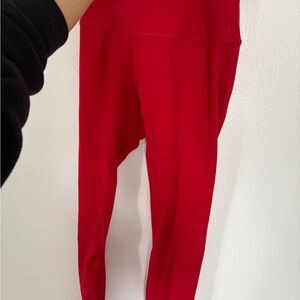 Lululemon Athletica Vibrant Red Align Leggings